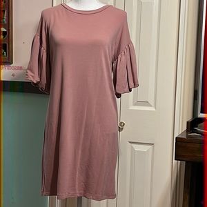 Pink/mauve tshirt dress
